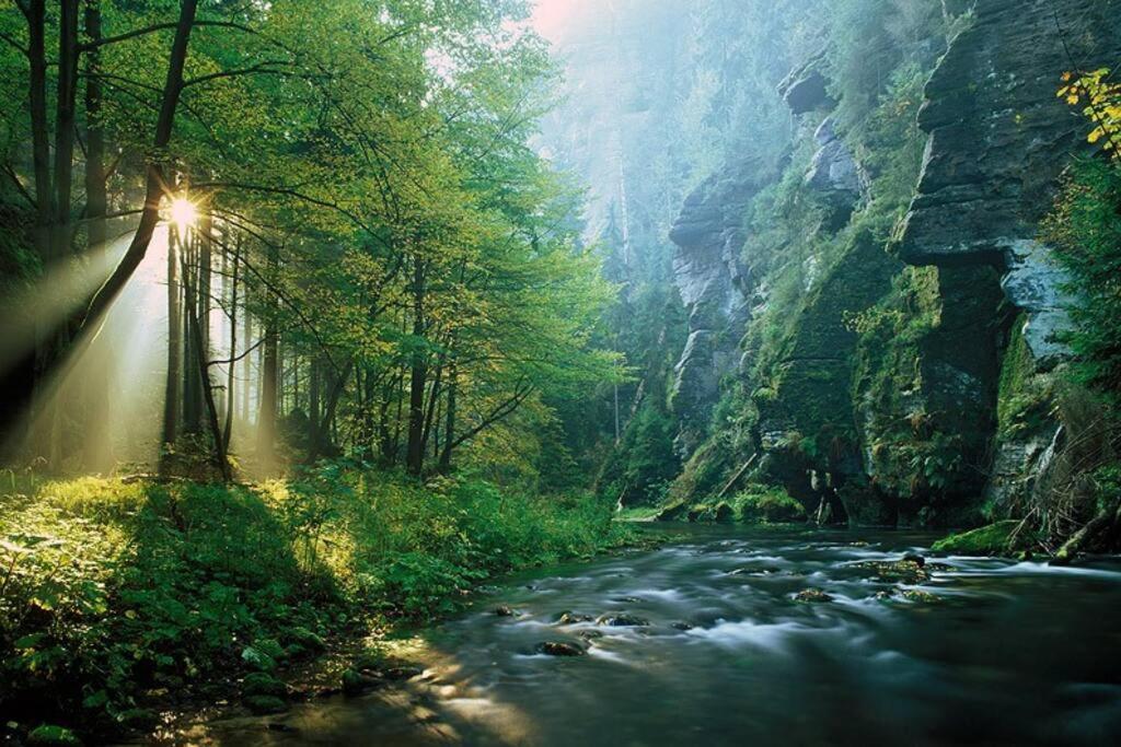 Brana Do Ceskeho Svycarska - Raj Cyklostezek Stare Krecany Экстерьер фото